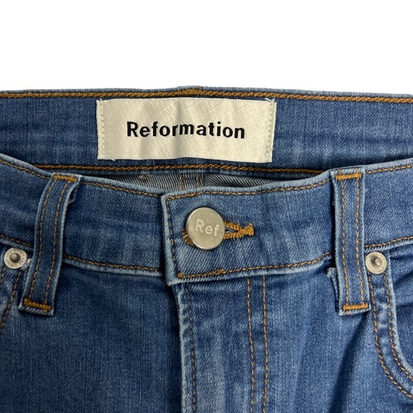 Reformation High Rise Blue Jeans - Picture 15 of 16